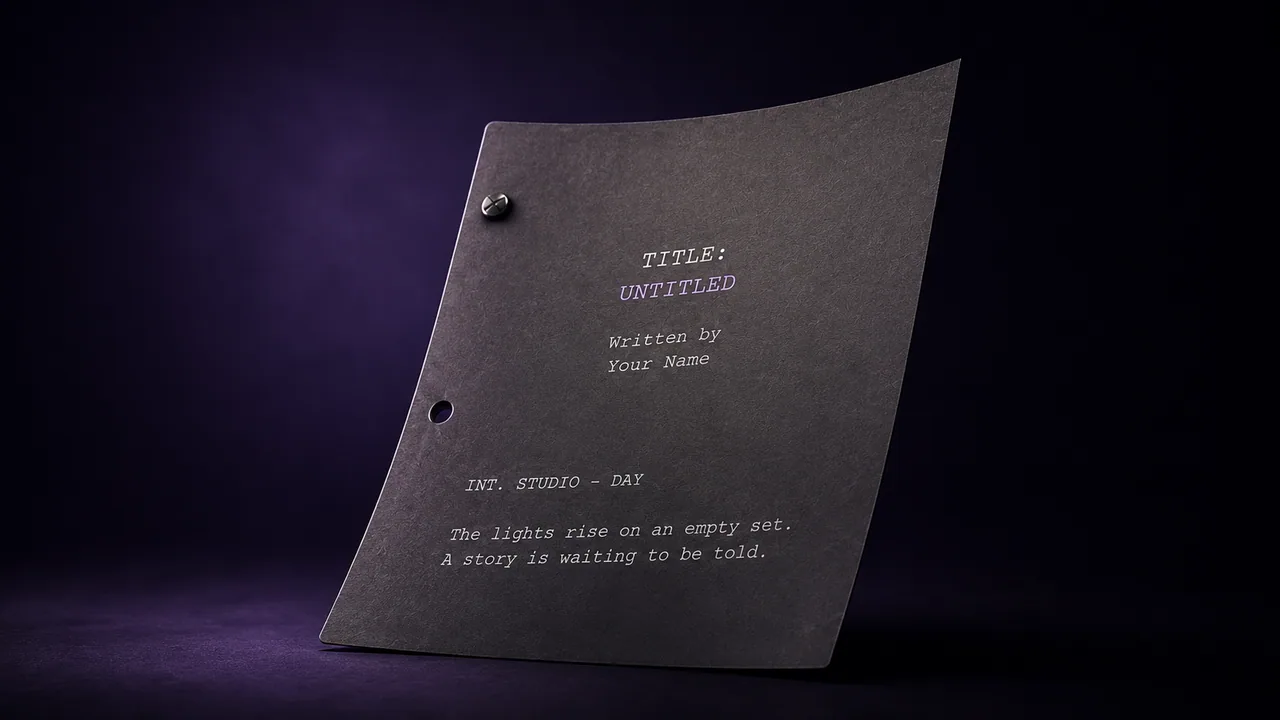 A film script being brought into Prelino